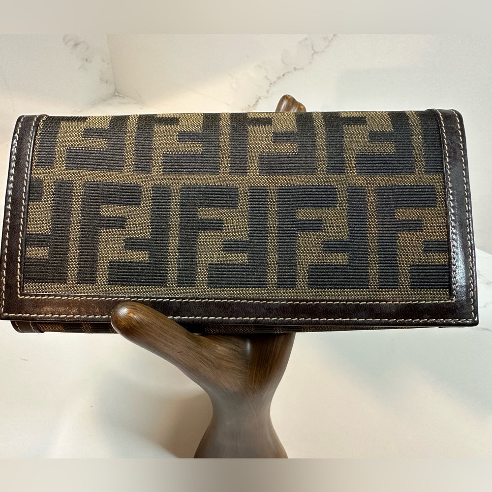 Fendi Zucca Long Wallet